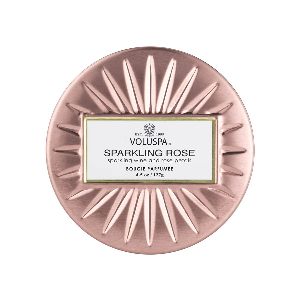 Voluspa - Sparkling Rose Mini Tin Candle - Image 2